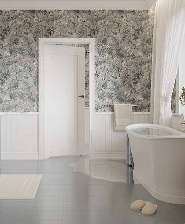 W domowej łazience, gdzie panuje wysoka wilgotność.