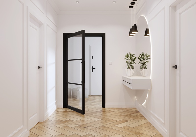 Drzwi z przeszkleniami oraz drzwi szklane – więcej światła i przestrzeni w domu